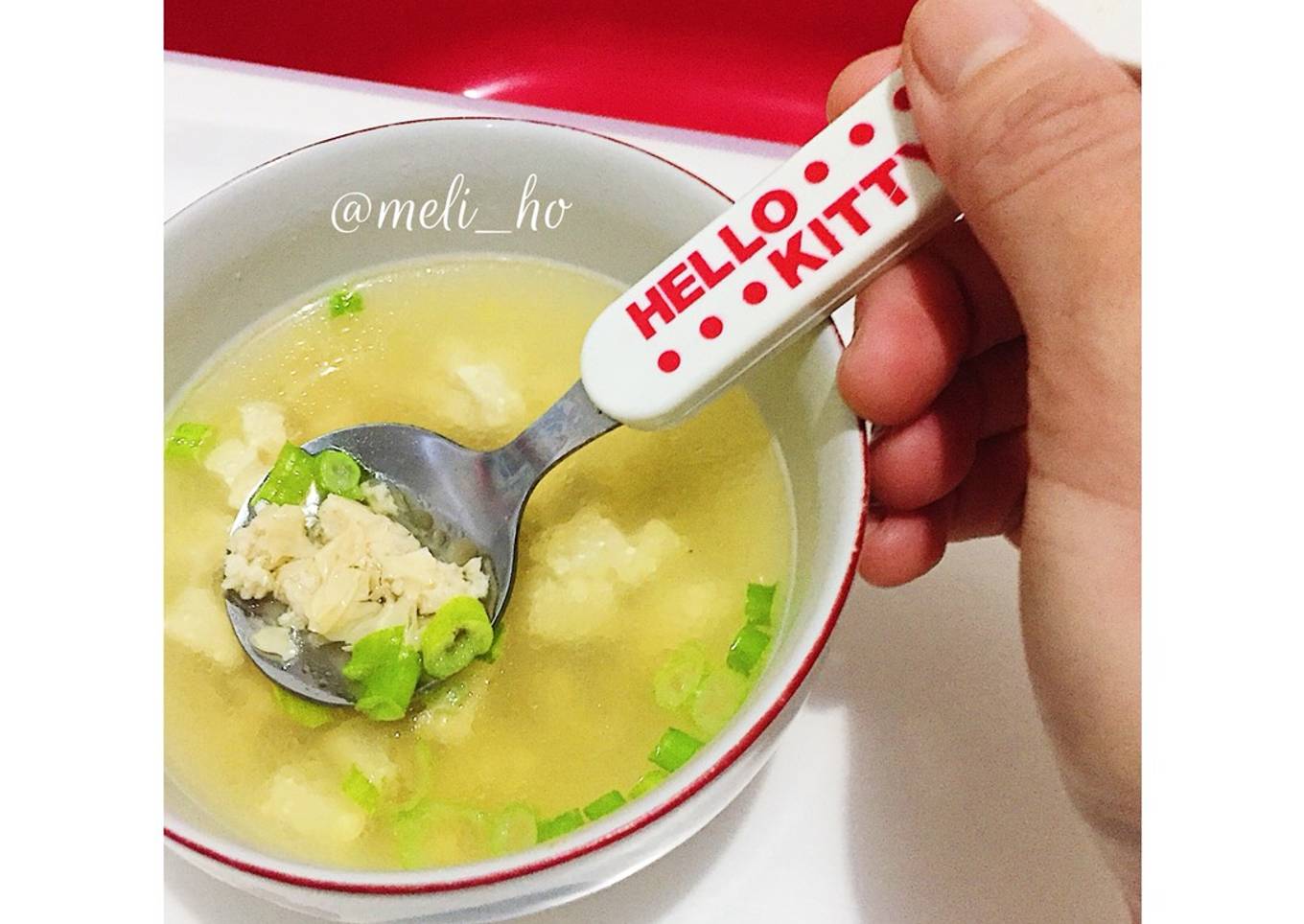 Sop Ayam Kembang Tahu (MPASI 1y+)