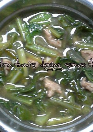 Foto resep Kailan tumis daging saus tiram