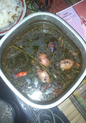 Foto resep Gulai cumi tinta hitam
