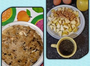 Foto principal de Tortilla dulce de manzana con estevia. - Para diabéticos