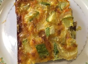 Una foto de Frittata de calabacitas