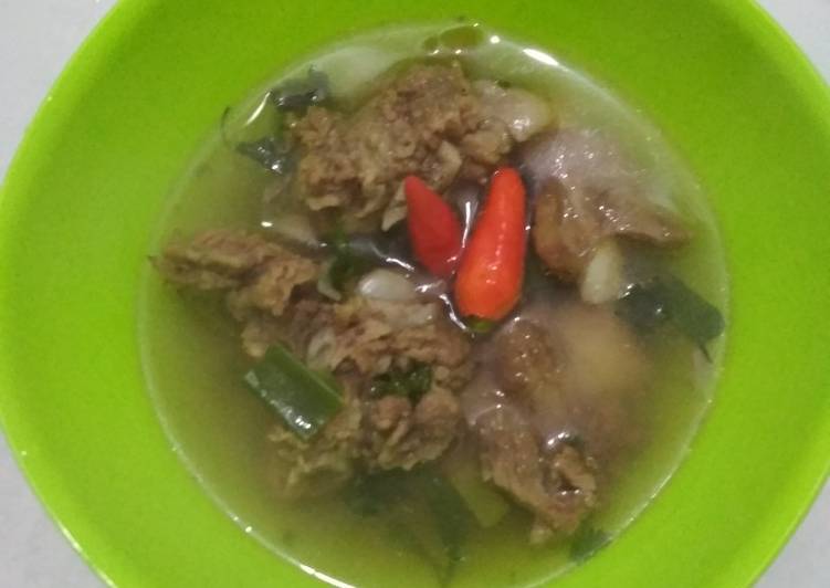 Sop bening iga sapi