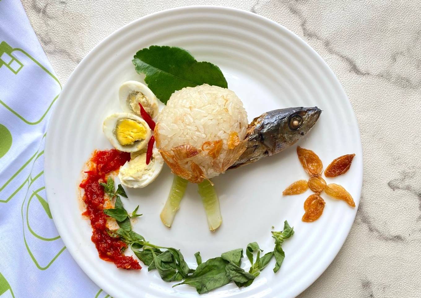 Nasi Liwet Daun Jeruk