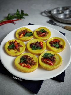 Foto resep Lumpur Asin Toping Abon