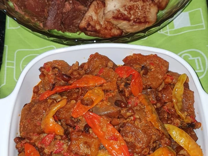 Langkah Gampang Membuat Resep Sambel Krecek Kacang Tolo Pedas yang Sempurna Anti Ribet, Mantap