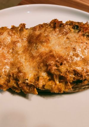 Zabpehellyel töltött padlizsán recept fotója