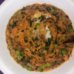 A picture of Methi matar malai.