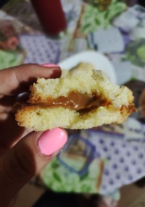 Una foto de 🔸Alfajores de coco Súper FÁCILES ✔️