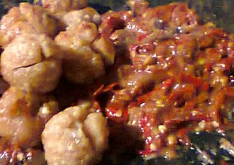 Bakso udang penyet