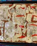 Pizza casera integral
