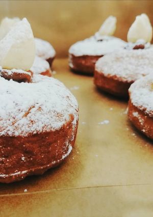 Una foto de Sufganiot (donas rellenas)