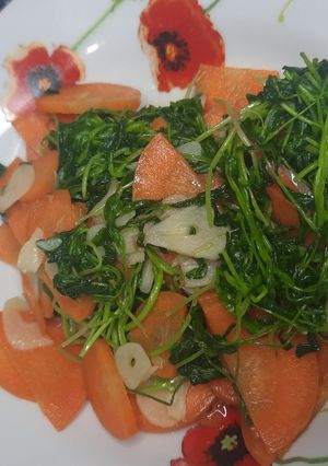 Foto resep Tumis daun fenugreek (klabet)