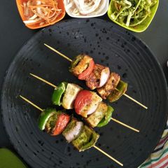A picture of Tiranga paneer tikka.