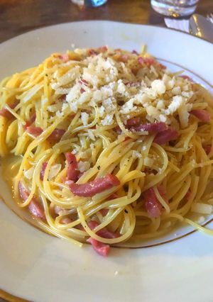 Una foto de Pasta Carbonara!!