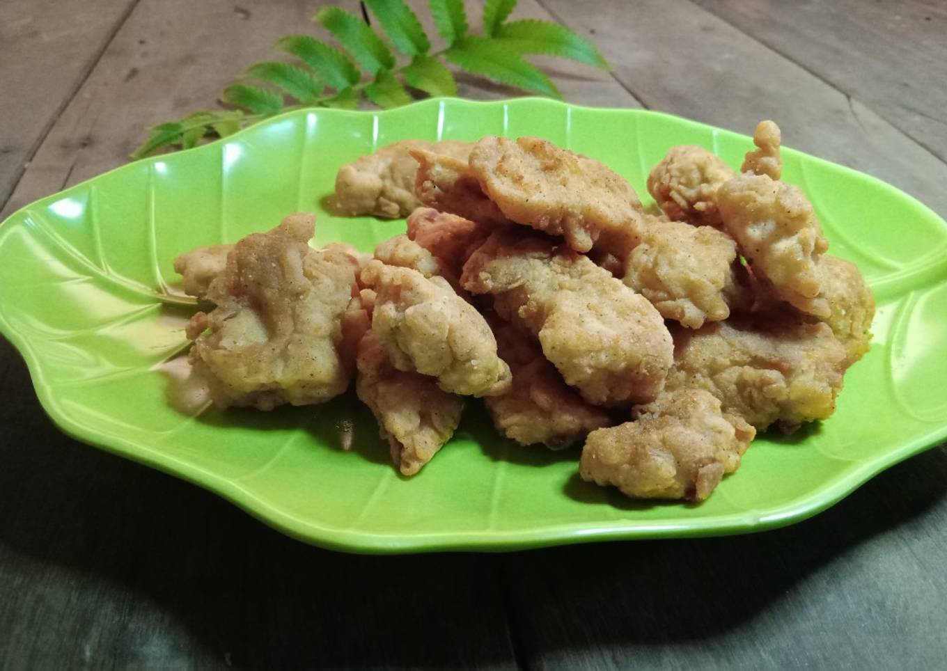 38. Steak ayam goreng