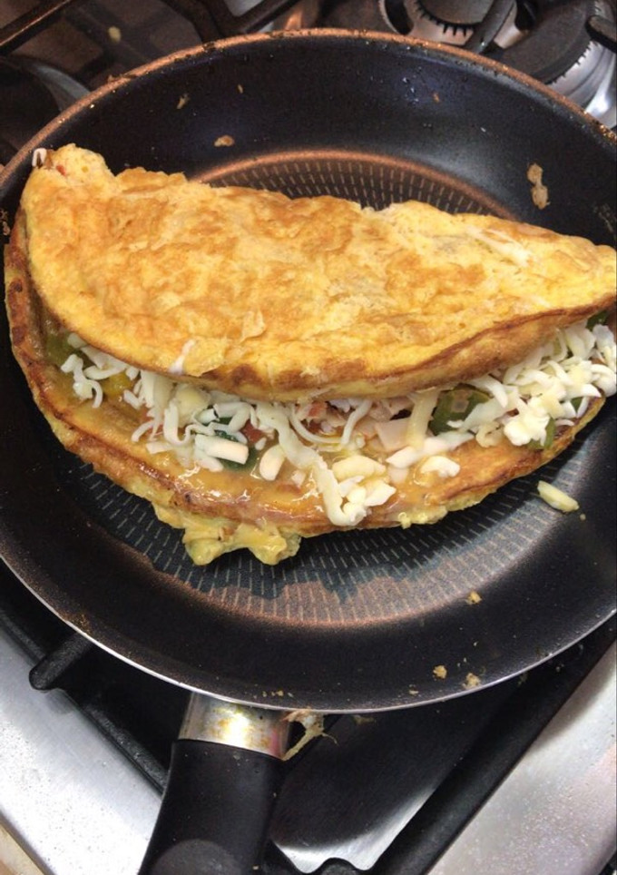 Una foto de Omelette pechuga de pavo Sonorense