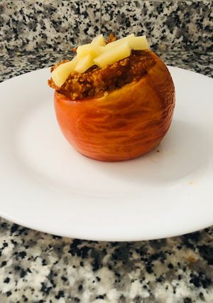 Una foto de Tomate con relleno de quinoa