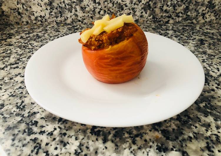 Tomate con relleno de quinoa