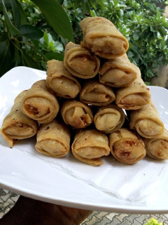 A picture of Crispy Spring Rolls.
