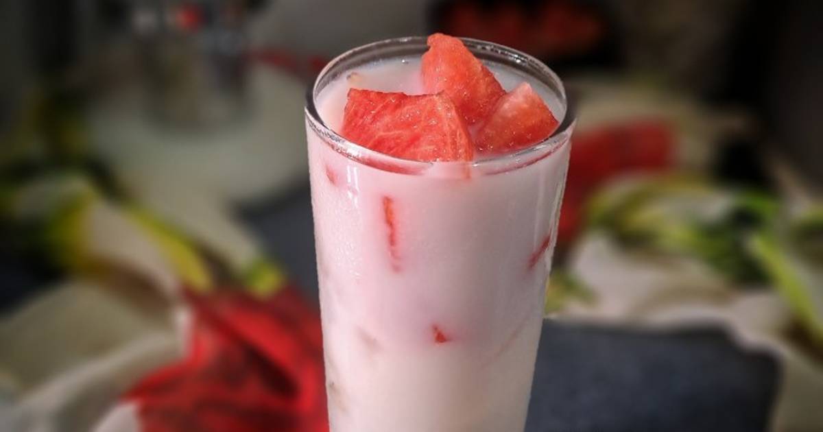 Resep Es Susu Semangka Oleh Kiena Cookpad