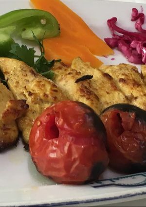 صورة لوصفة تكة دجاج بالزعفران لذيذة وسهلة😋😋😋😍
