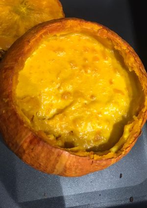 Una foto de Calabaza 🎃 princesa a los 4 quesos! Mega fácil
