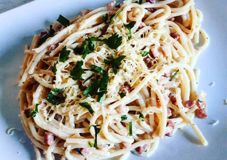 Carbonara spagetti | Nikolett Gyuris receptje - Cookpad receptek