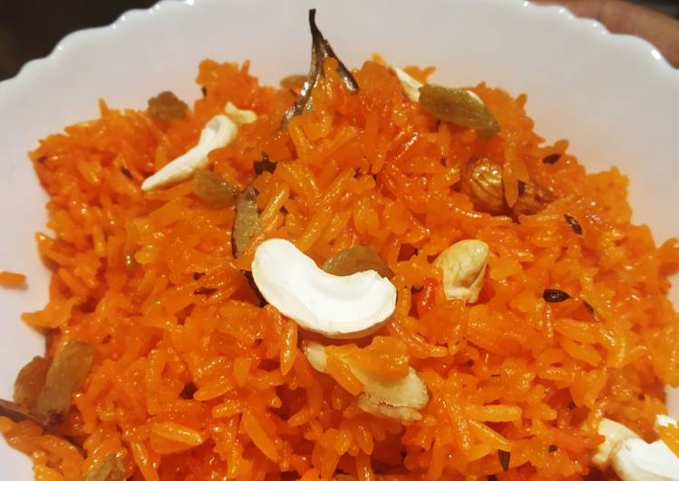 How to Make Quick Zarda Rice