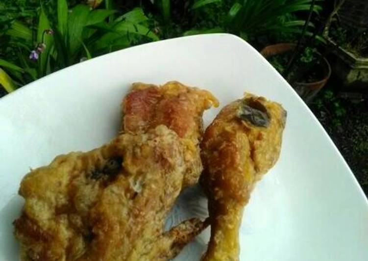 Resep Ayam goreng ungkep rempah Anti Gagal