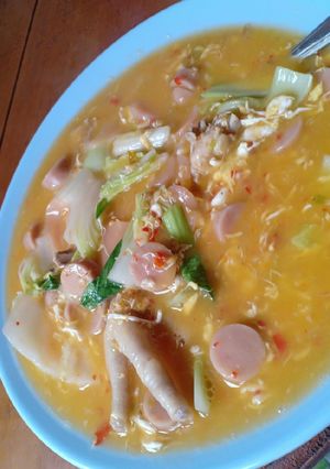 Foto resep Seblak kuah ceker n sosis
