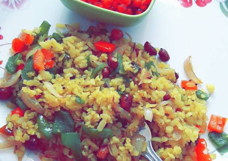 Vegetable Poha🥗