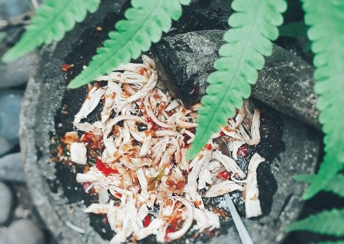 Resep Ayam Suir Sambel Bawang Simple yang Lezat