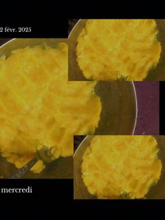 عکسی از دستور پوره سیب زمینی