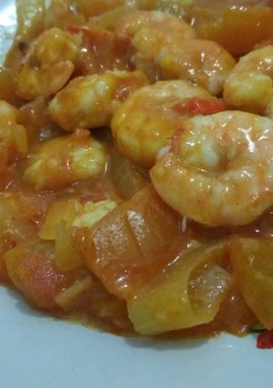 Foto resep Udang asam manis (ekstra) pedas