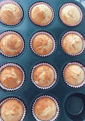 Una foto de Cupcakes de Plátano 🧁🍌