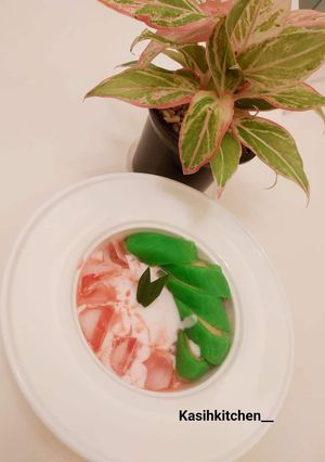 Foto resep Es Pisang Ijo Nyesss🍧