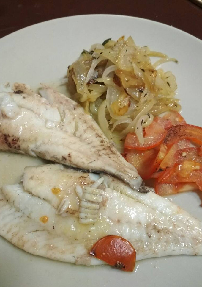 Una foto de Rodaballo al horno