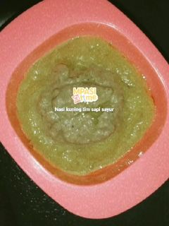 Foto resep MPASI 6bulan Nasi kuning tumis sapi