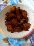 Leftover carrot sy pakoray