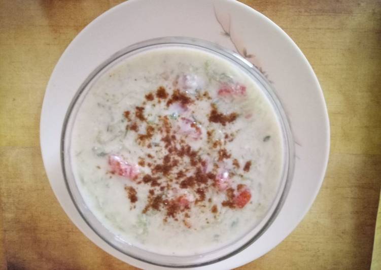 Simple Way to Prepare Favorite Cucumber &amp; tomato raita