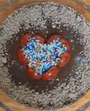 Valentine's love dessert