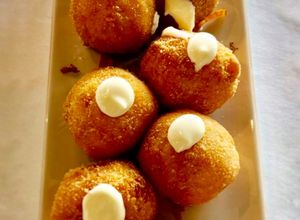Una foto de Croquetas cremosas de centolla
