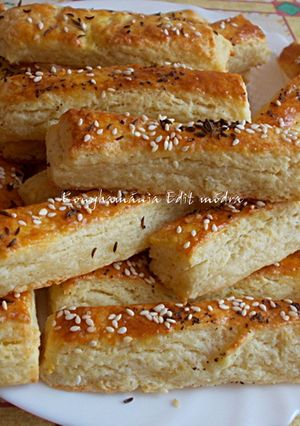 Túrós, sós rúd recept fotója