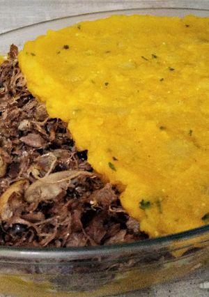 Une photo de Parmentier de Canard & Butternut