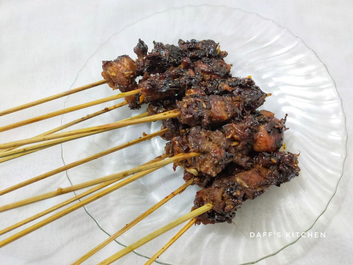 Wajib coba! Cara praktis membuat Sate Daging Sapi Bumbu Maranggi🐮 untuk Idul Adha  sedap