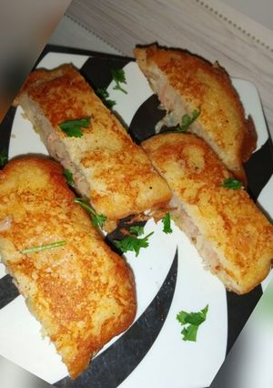A picture of Bread Chicken Potato Packets.