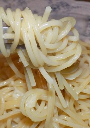 Una foto de Fideos a lo Cacio e Pepe