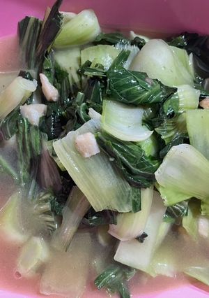 Foto resep Tumis Sayur Sawi Pakcoy (Non Halal / Halal)