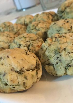 Una foto de Scones de orégano