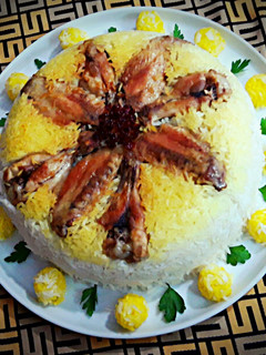 عکسی از دستور ته انداز مرغ (بال و کتف)